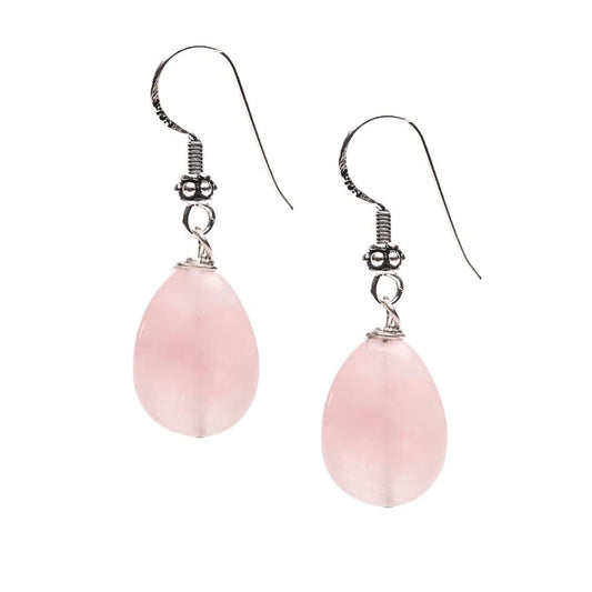 Boucles d'oreilles en argent sterling avec pierres naturelles faites à la main