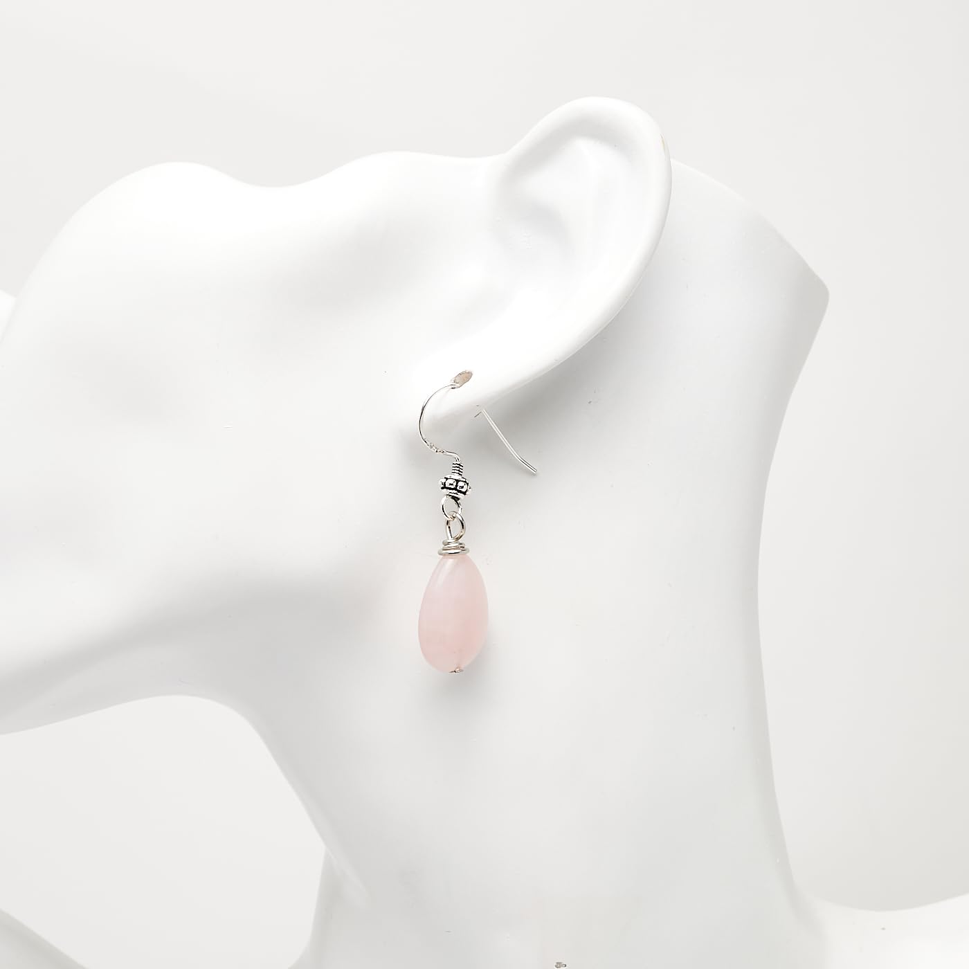Boucles d'oreilles en argent sterling avec pierres naturelles faites à la main
